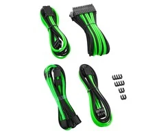 CableMod PRO ModMesh 12VHPWR Cable Extension Kit - juodos spalvos/žalios spalvos