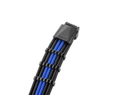 CableMod PRO ModMesh 12VHPWR Cable Extension Kit – juodos spalvos/mėlynos spalvos