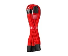 CableMod PRO ModMesh 12VHPWR to 3x PCI-e Cable - 45cm, raudonos spalvos