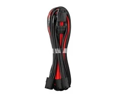 CableMod PRO ModMesh 12VHPWR to 3x PCI-e Cable – 45cm, juodos spalvos/raudonos spalvos