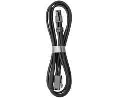 CableMod Pro ModMesh 4-pin ATX Extension, 45cm – juodos spalvos