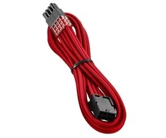 CableMod PRO ModMesh 8-Pin PCIe Extension – 45cm, raudonos spalvos