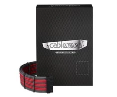 CableMod PRO ModMesh RT ASUS/Seasonic/Phanteks Cable Kits – carbon/raudonos spalvos