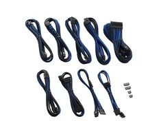 CableMod PRO ModMesh RT ASUS/Seasonic/Phanteks Cable Kits – juodos spalvos/mėlynos spalvos