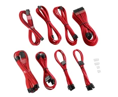 CableMod RT-Series PRO ModMesh 12VHPWR Dual Cable Kit for ASUS/Seasonic – raudonos spalvos