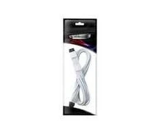 CableMod Universal Pro ModMesh 16-Pin to 16-Pin Cable, Sleeved, StealthSense – baltas, 60 cm