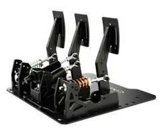 CAMMUS LC100 V4 Pedal Set, 200kg Load Cell Sensor, Hall Sensor – juodas