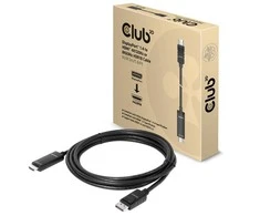 Club 3D DisplayPort į HDMI 4K120Hz/8K60Hz laidas – 3m