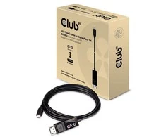 USB kabelis Club 3D USB-C - DisplayPort 1,8 m juodasis (CAC- 1557)