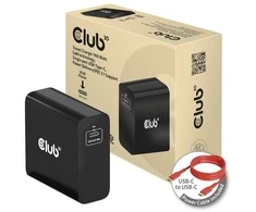 Club 3D Club3D kelioninis įkroviklis USB-C 140W GaN technologija, 1xUSB-C, PD 3.1 palaikymas
