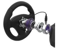Conspit USB-A Adapteris Spacer, for ARES Wheelbases – sidabrinis