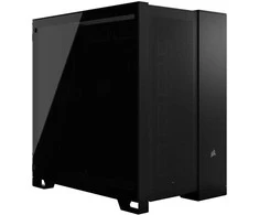 „Corsair“ dviejų kamerų kompiuterio korpusas | 6500D AIRFLOW | Juodas | Mid-Tower | ATX
