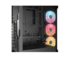 „Corsair FRAME 4500X LX-R RGB“ kompiuterio korpusas, „Mid-Tower“, E-ATX, grūdintas stiklas – Juodas