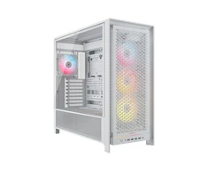 Corsair Frame 5000D RS ARGB PC-kompiuterio korpusas, Midi-Tower, E-ATX, Tempered Glass – baltos spalvos