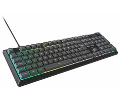Corsair Gaming K55 Core RGB Klaviatūra žaidimams, Full-Size (100%), Rubber Dome pilka, ISO (DE)