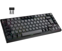Corsair Gaming K65 Plus Wireless 75% RGB Klaviatūra žaidimams, MLX Raudonas - juodas, pilka