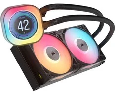 Corsair | Skystas procesoriaus aušintuvas | iCUE LINK TITAN 240 RX LCD | Intel, AMD