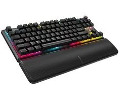 Corsair K70 CORE TKL WIRELESS RGB Klaviatūra žaidimams, mechaninė, ISO (DE), MLX Raudonas Switch - juodas