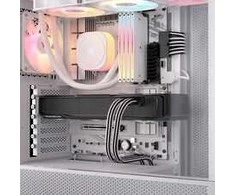 Corsair Cable Set, Type 4, DC Cable Starter Kit, individually sleeved – juodas / baltas