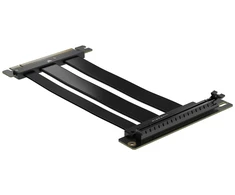 Vaizdo plokštė Corsair Premium PCIe 5 x16 Extension Cable, Juodas, 175mm