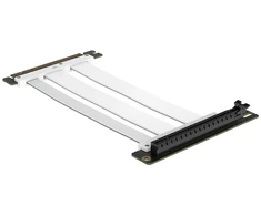 Vaizdo plokštė „Corsair Premium PCIe 5 Riser“ kabelis, 175 mm, x16 sąsaja – Baltas
