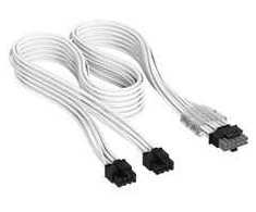 Corsair Premium Sleeved 2x 8-Pin to 12V-2×6 Cable, for Type-5 Power Supply – Baltas