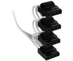 Corsair Premium Sleeved 4x 4-Pin Molex Cables, for Type-5 Power Supply – Baltas
