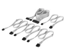 Corsair Premium Sleeved DC Cable Starter Kit, für Typ-5-įkroviklis - baltas