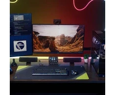 CORSAIR SKIFF 100 Gaming-Klaviatūra, 10-Zonen-RGB, IP53-Spritschutz - juodas