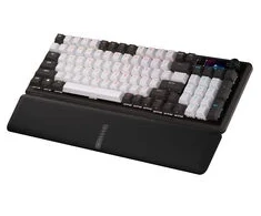 „Corsair VANGUARD 96“ žaidimų klaviatūra, mechaninė, RGB, 8000 Hz – MLX plazminiai jungikliai, ISO (DE), juoda/balta