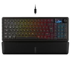Corsair Vanguard 96 kabellose Gaming-Klaviatūra, mechanisch, RGB, LCD-Ekranas, DE-išdėstymas - juodas