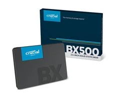 Crucial BX500 2000 GB SSD sąsaja SATA Rašymo greitis 500 MB/s Skaitymo greitis 540 MB/s