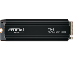 „Crucial T705 M.2 PCI-e 5.0 NVMe 4TB“ radiatorius