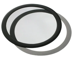 DEMCiflex dust filter 200mm, round – juodos spalvos