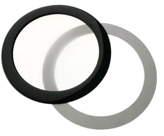 DEMCiflex dust filter 92mm, round – juodos it baltos spalvos