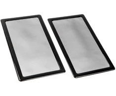 Demciflex dust filter set for DAN Cases A4-SFX, external - juodos spalvos