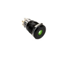 DimasTech Vandalism switch/button 19mm, Blackline Dot – RGB