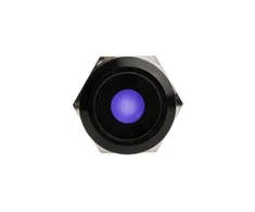 DimasTech vandalizmo jungiklis/mygtukas 19 mm, juodos spalvos taškinis RGB