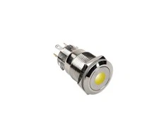 DimasTech Vandalism switch/button 19mm, Silverline Dot – RGB