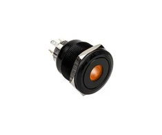 DimasTech Vandalism switch/button 25mm, Blackline Dot – RGB