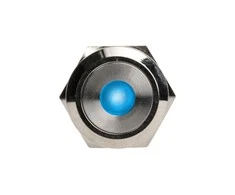 DimasTech Vandalism Button 22mm, Silverline Dot – RGB