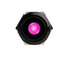 „DimasTech“ vandalizmo mygtukas 25 mm, juodos spalvos taškinis – RGB