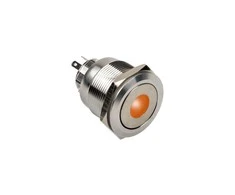 DimasTech Vandalism Button 25mm, Silverline Dot – RGB