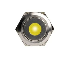 DimasTech Vandalism Button 25mm, Silverline Dot – RGB