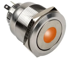 DimasTech Vandalism Button 25mm, Silverline Dot – RGB
