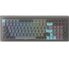 Ducky Cushion 98 Klaviatūra žaidimams, 96%, US išdėstymas (ANSI), Shush Žalias Switches - Nickel