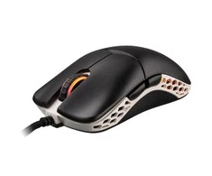 Ducky Feather Black &amp; White pelė žaidimams su Huano Switch