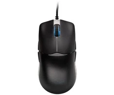 Ducky Feather Black &amp; White pelė žaidimams su Omron Switch