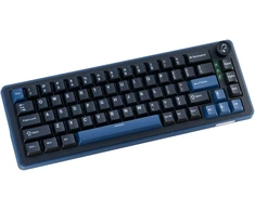 Ducky OK-M 65 žaidimų klaviatūra, 65%, Hot-Swappable, RGB, ANSI – KTT Wine raudoni jungikliai