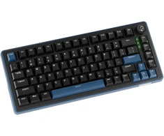 Ducky OK-M 75 žaidimų klaviatūra, 75%, Hot-Swappable, RGB, ANSI – KTT Baby Mėlyni jungikliai